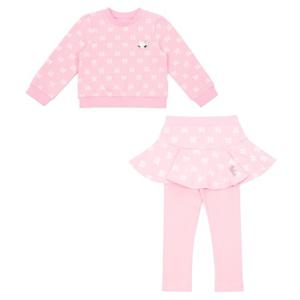 [프랜치켓] 여아상하세트 핑크지젤리본 MTM/치랭스Q54DDT400/Q54DDP290