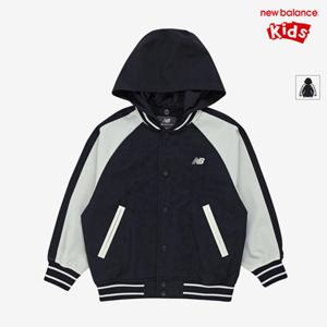 [뉴발란스키즈] NK9DF3301U(59) 네이비 Outdoor Sports) 후드 탈착 블루종 점퍼
