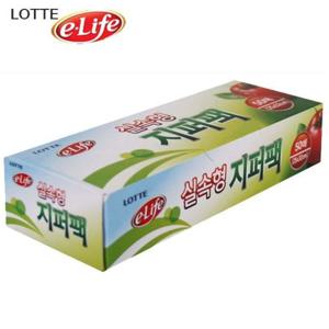 주방 지퍼 짚 팩 백 25x32x50매 1개 위생 봉투 비닐 봉지 주방용지퍼백