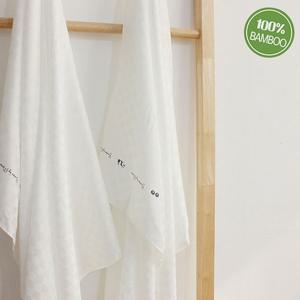 [무루]프리미엄 순수 다용도 대나무 100% 사각천기저귀 타올 1장