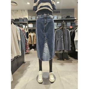 [버커루]MARIO여성) 롱스커트 M톤 데님스커트 (B235DK995P)