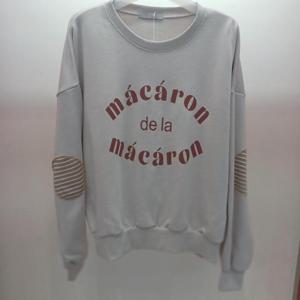 Latium HC06 국내생산 팔뚝품편한 마카롱 빵떡 라운드  맨투맨 면티 T2533ts10B