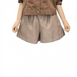 [포커스]레더 숏 팬츠  FF5H3PT3008