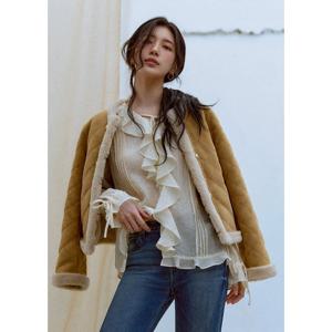 [게스]여성 보헤미안 셔링 블라우스 YP3W1251