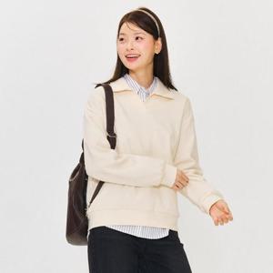 체이스컬트 HC09 여성 오픈카라 맨투맨 티셔츠 EERG5165B05