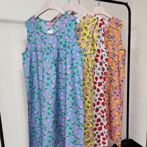 국산 여름 인견 홈웨어 나시원피스