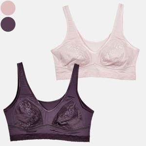 인견 플라워 레이스 풀컵 스포츠 브라 0802zd