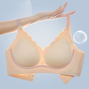 심리스브라 노라인브라 배색 노와이어브래지어 햄라인