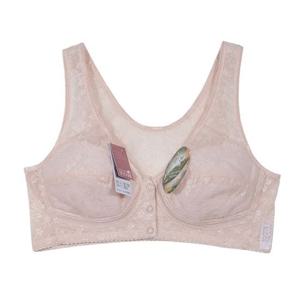 (쏘로사떼)플라워 망사 앞버튼 노몰드 B컵 브라