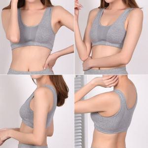 스포츠 브라 노와이어 뽕 처진가슴 편한 면 골프 ax