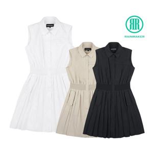 레인메이커 여성 카라 풀집업 민소매 원피스 R32WCO02