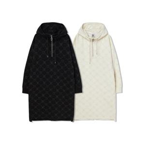 라이프워크긴팔티 CQK LW243OP750 모노그램 패턴 반집업 HOODED OPS