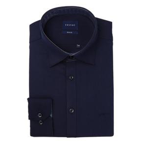 [예작(셔츠)]예작 25FW 긴팔셔츠 슬림핏 뱀부스판 네이비 셔츠YJEFBS153NY