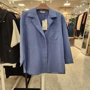 올리비아로렌 HC05 7부소매셔츠형 블라우스 VOCNL3F7341