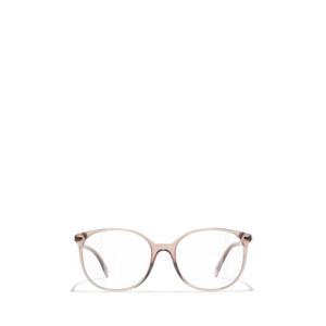 샤넬 안경 CH3432 1709 TRANSPARENT BROWN