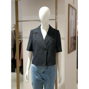 [에꼴드파리]MARIO빅 포켓 크롭 재킷  P03RB45WJAP03Z