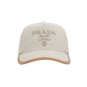 25 FW 프라다 밀라노 로고 프론트 코튼 베이스볼 캡 모자 2HC179ZPX
