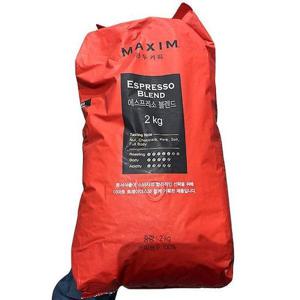 맥심 원두커피 에스프레소 블렌드 2KG a64206