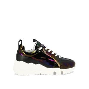 PIERRE HARDY RS01ZCALFPETROL-BLACK Street Life  sneakers