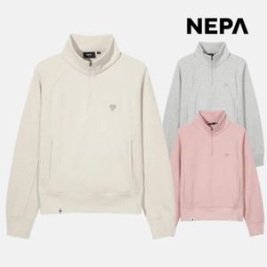 네파 여성 반집업 맨투맨 티셔츠 가을 겨울 기모 트레이닝복 7L65460