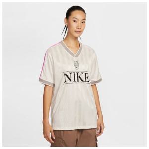 [나이키]나이키반팔티 SQJ IH8505-133 여성 브이넥 저지 탑