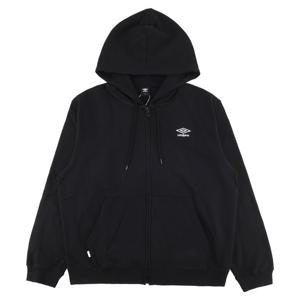 엄브로 에센셜 스몰로고 후드 집업 UQ323CFT91BLK