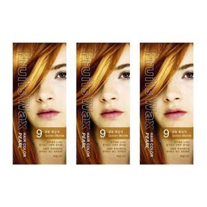 [과일나라] 과일나라 진주펄 염색약 3개 9호 금빛황갈색