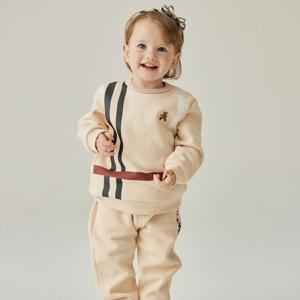 [닥스베이비]25FW 닥스베이비 뉴체크 상하SET (라이트베이지) EVW25ST41M_LB