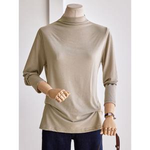 [커스텀에이블]소프트 반목 긴팔 티셔츠_T2509TS126C