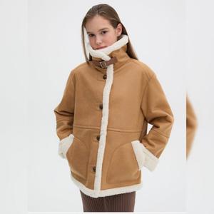 [올리브데올리브]하이넥 퍼 무스탕 점퍼 OM4WMA690