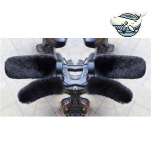 겨울 자전거 오토바이 손잡이 커버 방한 퍼 핸들워머 털손잡이 자전거털손잡이 오토바이털손잡이 털핸들커버