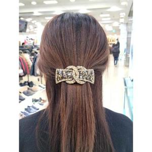 로뎀 세이브존05 프랑스 스와로브스키 리본 자동핀(다크브라운)0 RRDE24020061