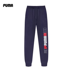 푸마 에센셜 빅로고 주니어 아동 여성 기모 조거팬츠 트레이닝 바지 676326-06