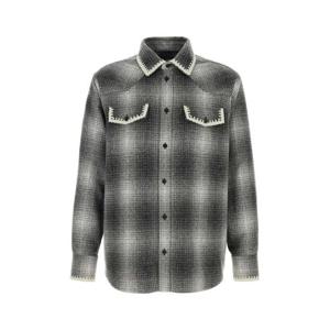 골든구스 긴팔 셔츠 GMP02363P002157 60618 Checked