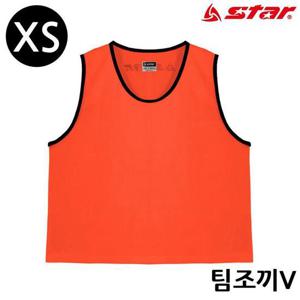 팀조끼 V (X-Small) (오렌지) (SW4003XS) 축구팀조끼 축구조끼 스포츠팀조끼 선수조끼
