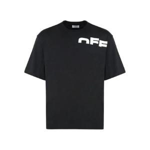 25 FW 오프화이트 로고 프린트 티셔츠 44MAA120G5J007 TP442921769