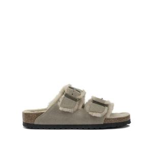 BIRKENSTOCK 1028293TAUPE Arizona Shearling  Sandals