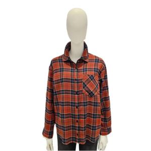 [숲]체크 루즈핏 아웃 포켓 셔츠 SBALS3Z