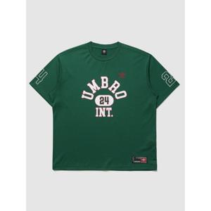 엄브로 원포인트 반팔 티 B1 UQ321CRS71 BGN BLK ORG SCW