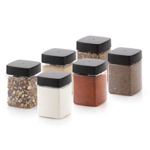 냉장고 사각 보관용기(소 300ml) 6개+스티커