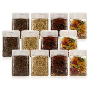 냉장고 사각(화이트) 보관용기(소 300ml) 12개