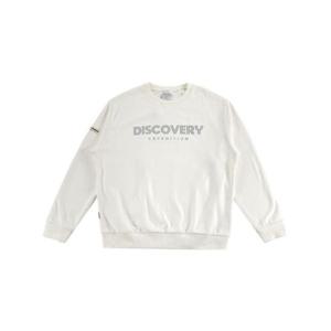 디스커버리 공용 로건 기모 맨투맨 DXMT71036-IVS