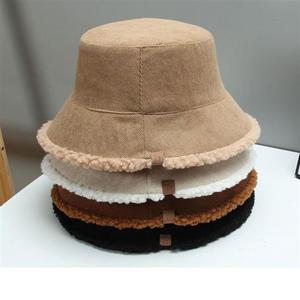 방한 벙거지 털 코듀로이 양면 모자 여자 겨울용 벙거지모자