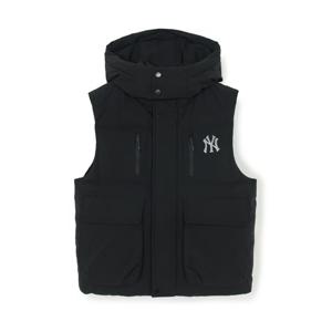 MLB  (3ADVB0256-50BKS) 고프코어 립스탑 4포켓 후드 패딩조끼