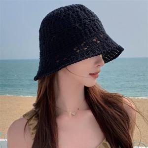 왕골모자 MFNC040128 - 썸머 니트 벙거지 버킷햇