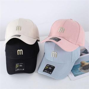캐주얼모자 남여공용 m 로고 캐주얼 볼캡 커플 심플 야구모자 캡