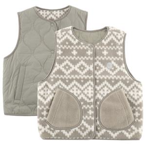 노르디스크 휘게 노르딕패턴 플리스 베스트 OWW25601C5