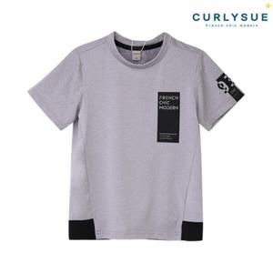 [CURLYSUE][컬리수] 액티브 쿠션지티셔츠(흡습속건)