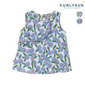 [CURLYSUE][컬리수] 플라워 러플블라우스