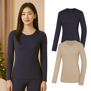 콜핑 여성 겨울 냉감원단 쾌적한 이너웨어 내복 긴팔 티셔츠 KSC210FU4W